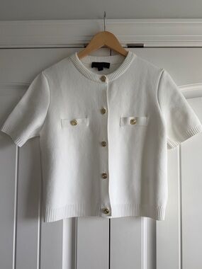 H&M Parisian Style Button Top